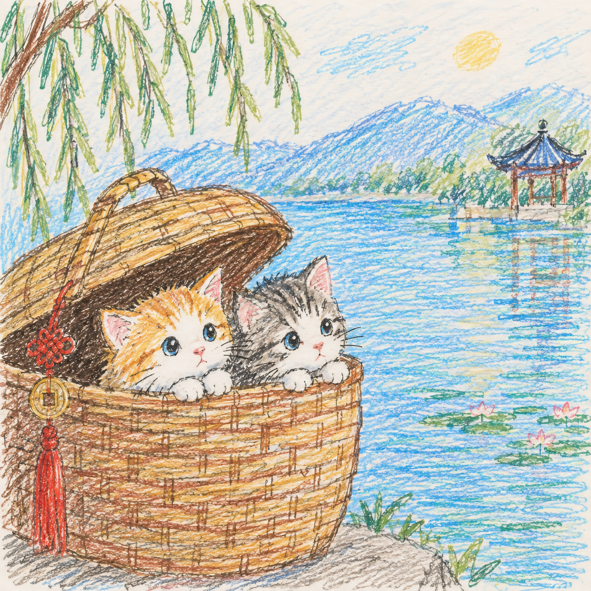 Two in a Basket character artwork